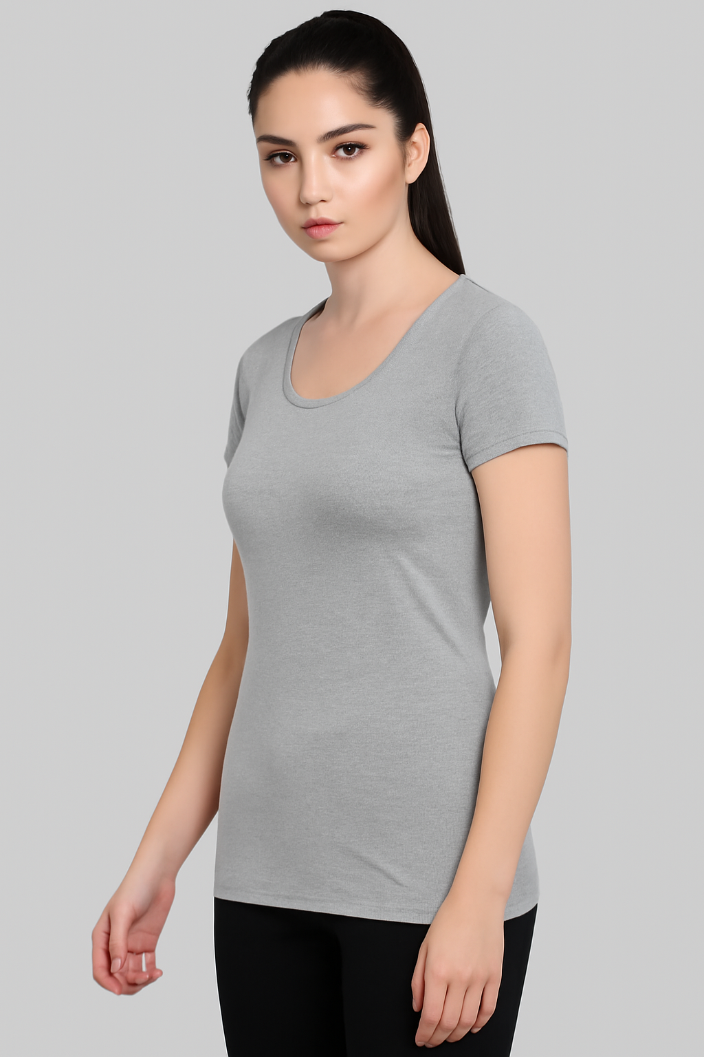 Grey Melange T-shirt