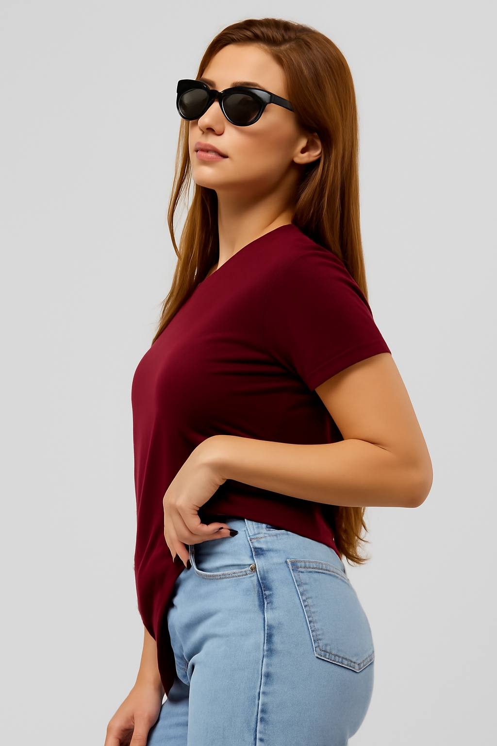 Maroon T-shirt