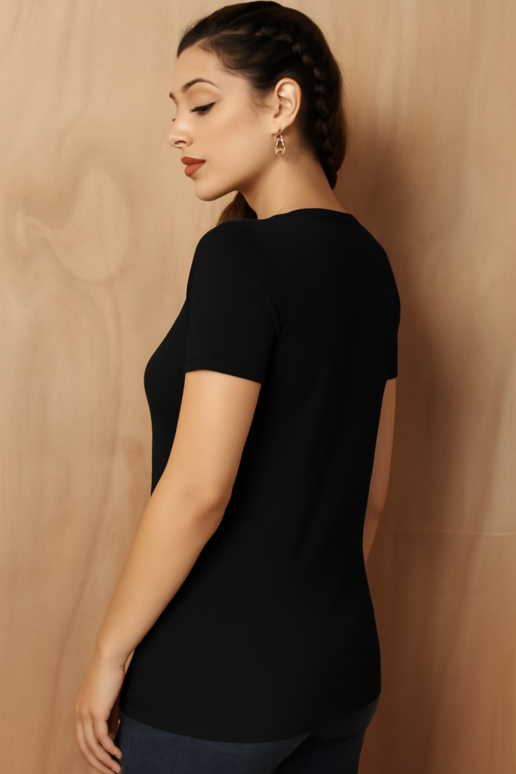 Classic black T-shirt