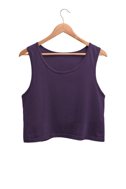 Purple Crop Tank