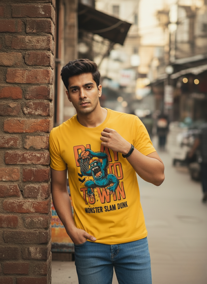 Monster Slam Dunk Unisex Classic Crew T-Shirt