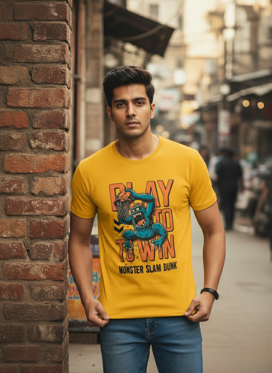 Monster Slam Dunk Unisex Classic Crew T-Shirt