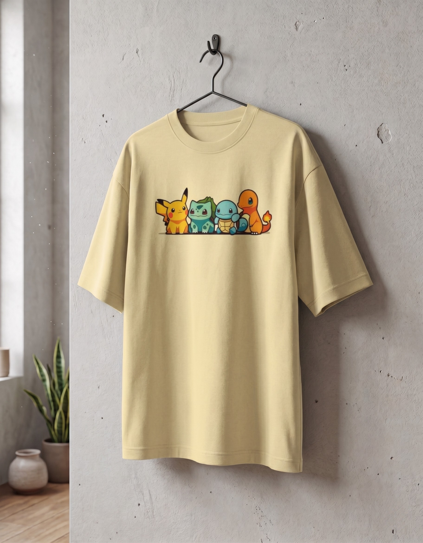 Pikachu & Friends Unisex Oversized Standard T-Shirt