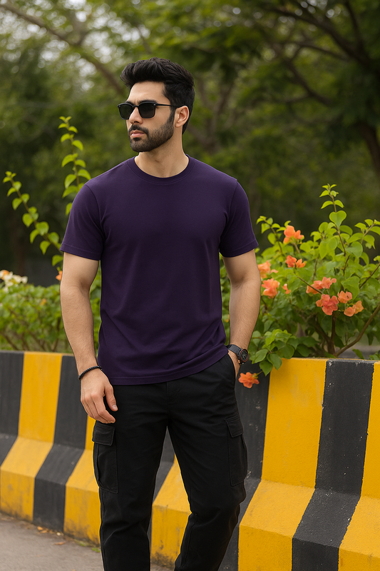 Solid Purple T-shirt