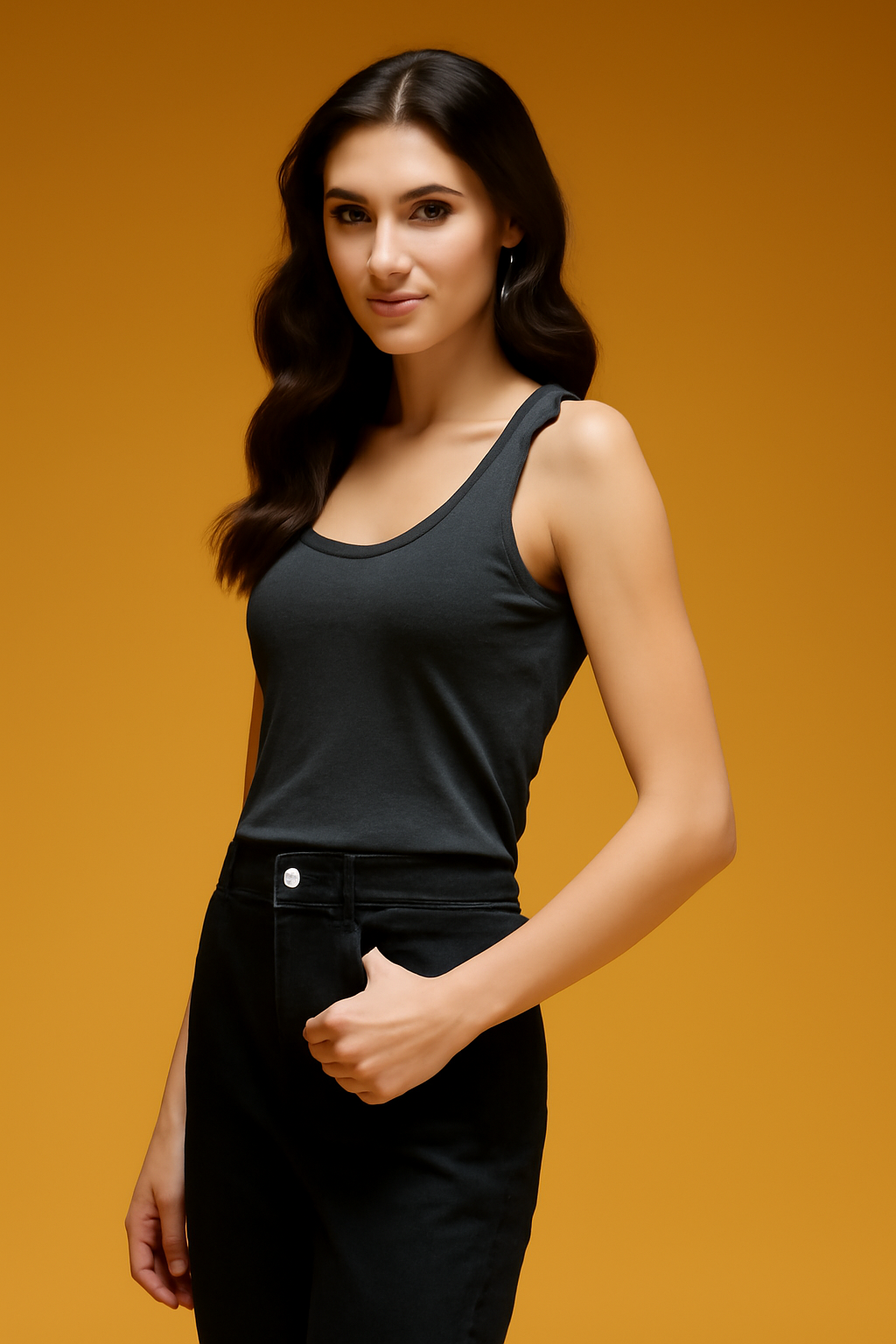 Charcoal Femal Tank Top